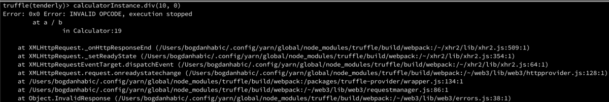 And this is the human readable stack trace we get when we do proxy our requests thru the Tenderly CLI